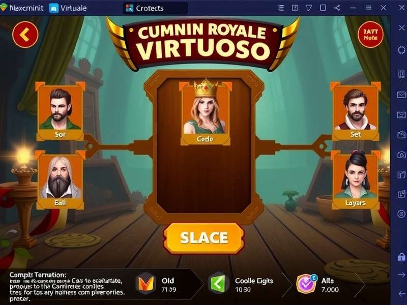 Cumin Royale Virtuoso Character Selection Screen